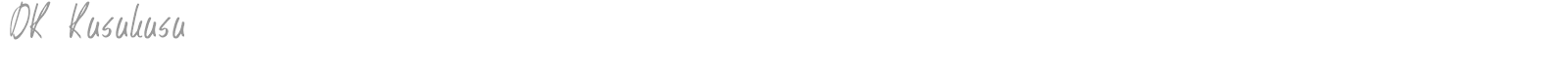 DK Kusukusu font preview